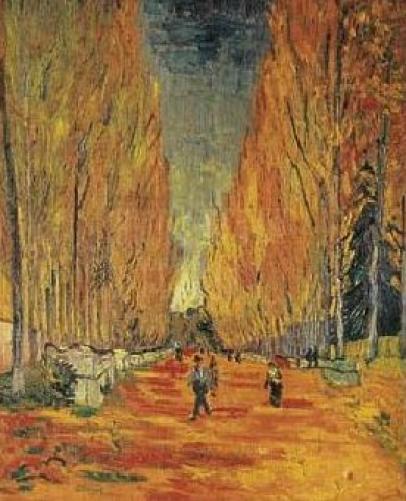 Allee des Alyscamps by Vincent Van Gogh image