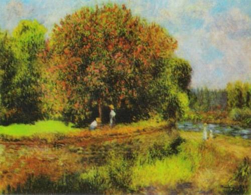 Bluehender Kastanienbaum by Pierre Auguste Renoir image