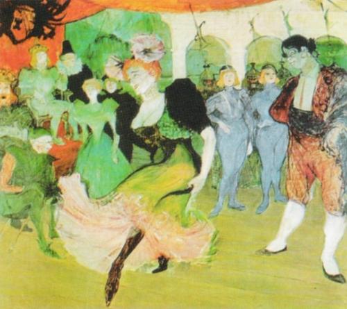 Il ballo al Moulin Rouge 1890 by Henri de ToulouseLautrec