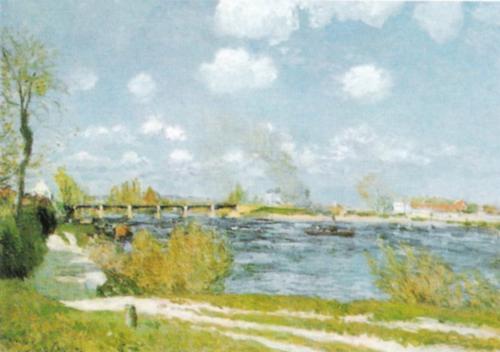 Bougival by Alfred Sisley