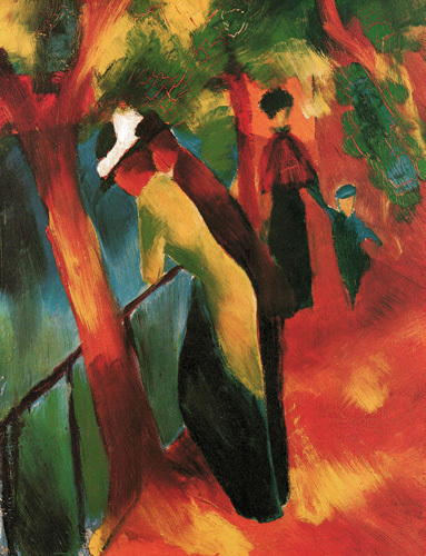 Sunny Road by August Macke