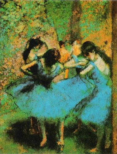 Ballerine blu by Edgar Degas image
