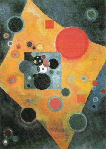 Akzent in rosa 1926 by Wassily Kandinsky