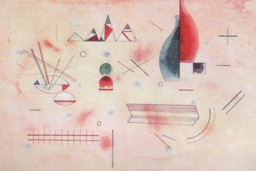 Batonnets dappui 1933 by Wassily Kandinsky