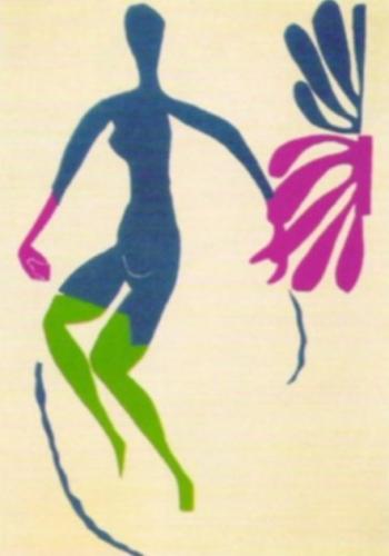 Ble nude with green stockings by Henri Matisse
