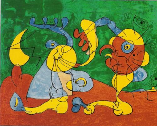 Adlige in der Fallgrube by Joan Miro image