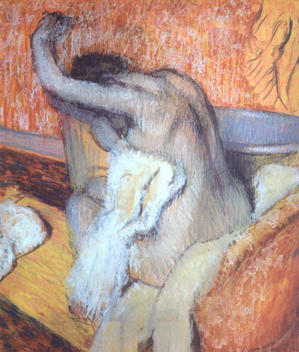 After the Bath, 1889 by Edgar Degas image