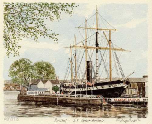 Bristol SS Great Britain by Glyn Martin