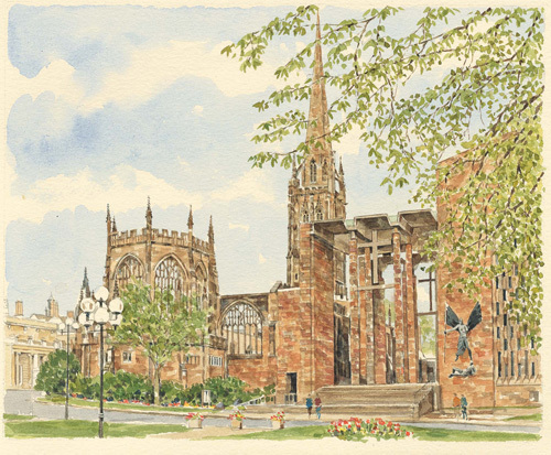 Coventry Cathedrals by Glyn Martin