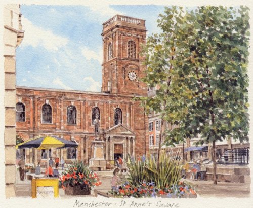 Manchester St Annes Square by Glyn Martin