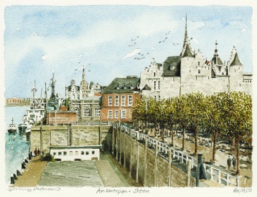 Antwerpen Steen by Philip Martin