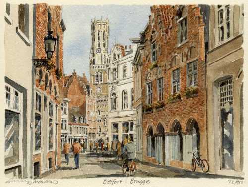 Brugge Belfort by Philip Martin