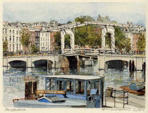Amsterdam Swing Bridge by Philip Martin