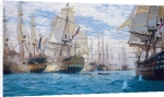 Steven Dews art print - Battle of Trafalgar (Canvas Print) poster