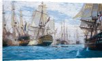 Steven Dews art print - Battle of Trafalgar (Canvas Print) poster