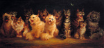 Louis Wain art print