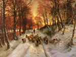 Glow'd with tints of evening hours art print