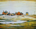 Landscape With Farm Buildings art print
