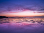Sunrise at beach, Littlehampton England giclee art print