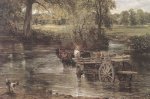 Detail from The Hay Wain, 1821 art print