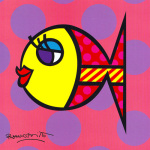 Romero Britto art print