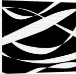 Duplock art print - Fistral Blanco, Nero 3 poster
