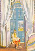 French Window at Nice, late 1919 art print