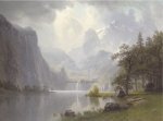 In the Mountains, 1867 art print