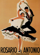 Rosario & Antonio, 1949 art print