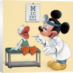 Disney art print - Say Ahh for Mickey poster