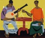 Singing and Mending art print