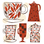 Spotted Kitchen I art print