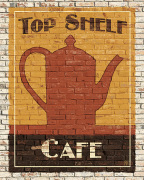 Top Shelf Caf� art print
