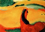 Horse in a landscape, 1910 art print