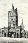 Rostock, Kr�peliner Tor, vorne art print