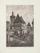 Rothenburg, R�dertor art print