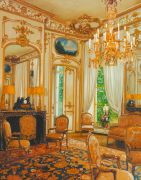 Gold Sitting Room art print
