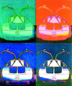 Cars, Mercedes Benz C111, Prototyp, Bj. 1970 art print
