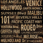 L.A art print