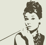 Audrey Hepburn art print