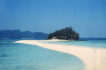 Beach sandbank giclee art print