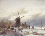 Andreas Schelfhout art print