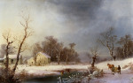 George Henry Durrie art print