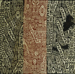 A Rare Huari Cotton Textile Resist-Dyed With Erratic Geometric Motifs giclee art print
