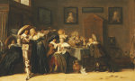 Dirck Hals art print