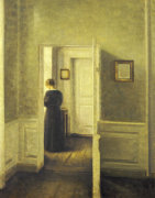 Vilhelm Hammershoi art print