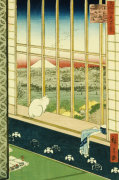 Asakusa Rice Fields During The Festival Of The Cock giclee art print