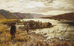 Crossing The Lake giclee art print