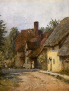 East Hagbourne, Berkshire giclee art print