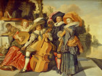 Dirck Hals art print